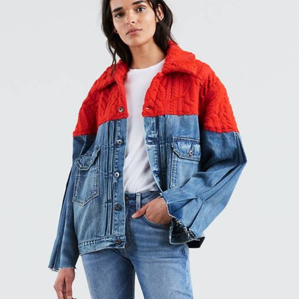 Levi’s® Made & Crafted® Native Denim and Wool Trucker Jacket - XS - NWT